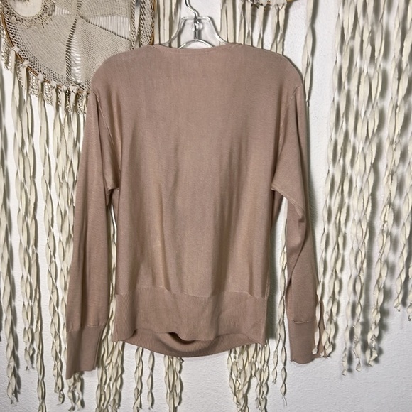 M.M. LaFleur Blush The Monica Silk Jersey Scoop Neck Top Size XL - Picture 12 of 13